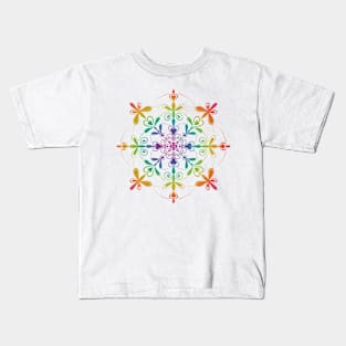 Rainbow Mandala Kids T-Shirt